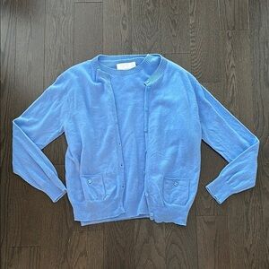 Vanise blue cashmere sweater set
